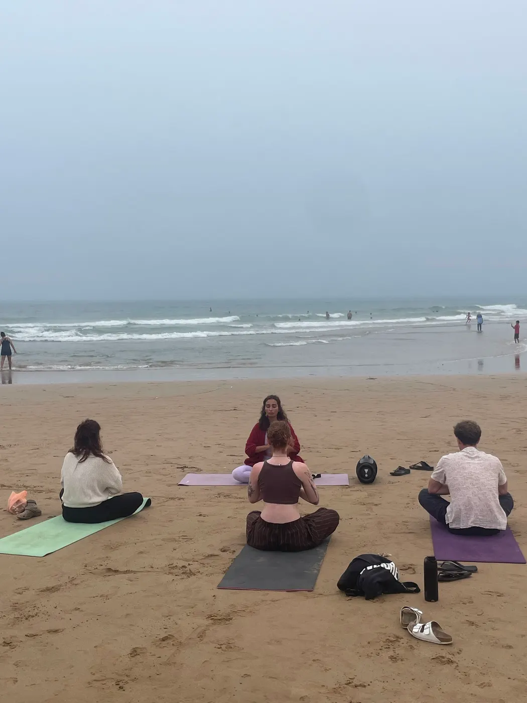Safaa, Meditation facing the ocean